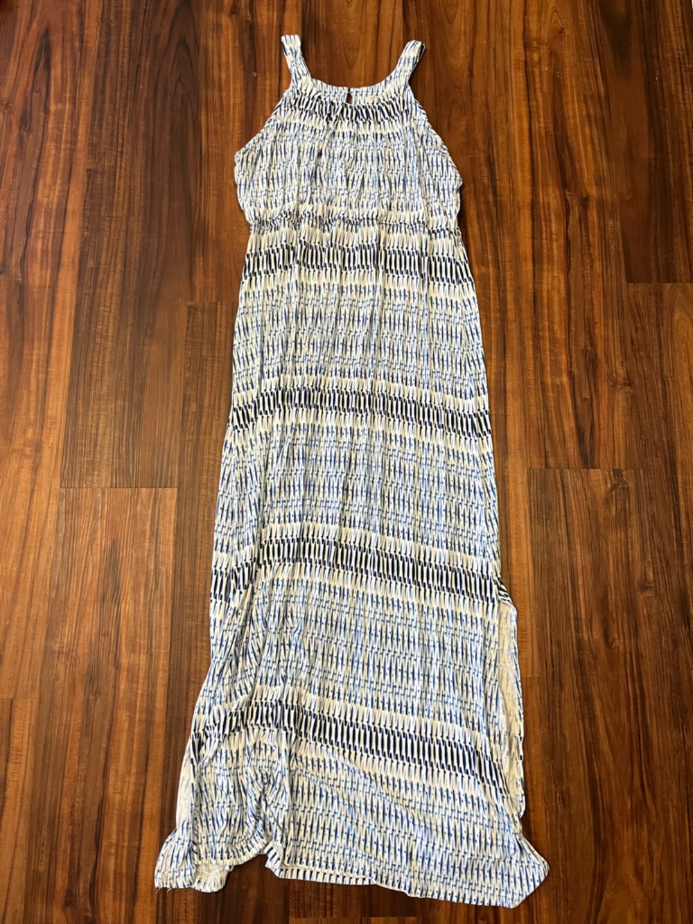 Rosie Pope Blue Maxi Maternity Dress S